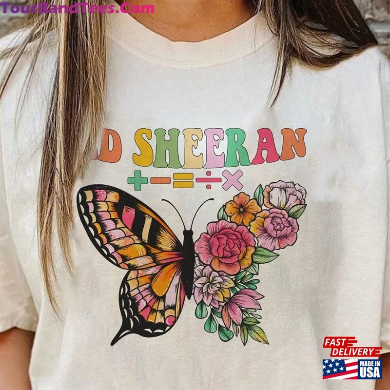 Comfort Color Ed Sheeran Butterfly Shirt Mathematics Tour Equals Shirts Classic Sweatshirt 29Uf122439 – Utopia Fashion