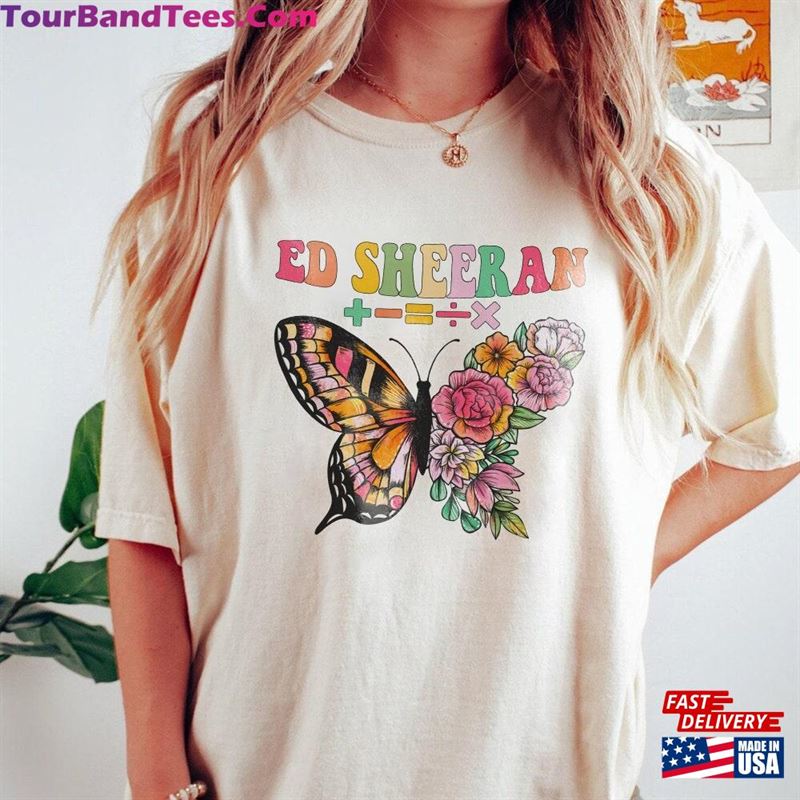 Comfort Color Ed Sheeran Butterfly Shirt Mathematics Tour Equals Shirts Classic Sweatshirt 29Uf122439 – Utopia Fashion