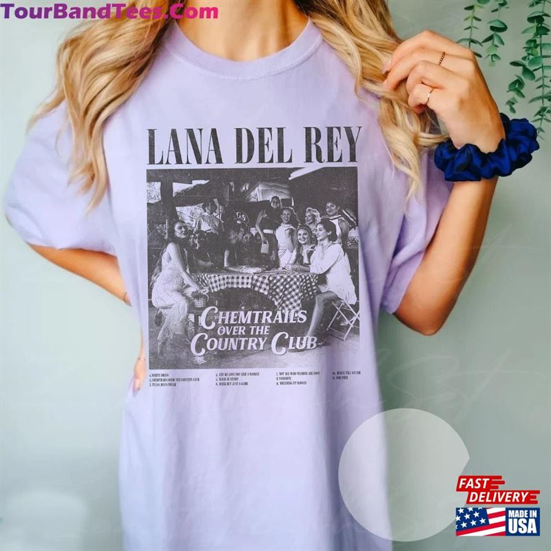 Comfort Color Lana Del Rey Gift Fans Tshirt Chemtrails Over The Country Club Tour Shirt Hoodie Sweatshirt 29Uf118374 – Utopia Fashion