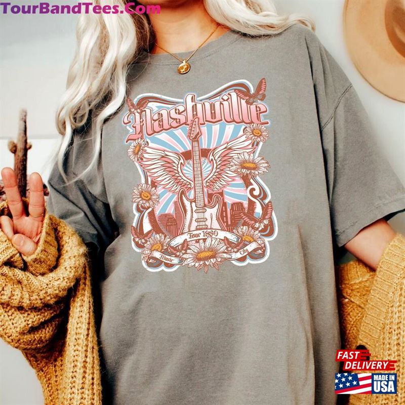 Comfort Color Nashville Shirt Girls Trip Bachelorette Shirts Guitar Hoodie Classic 29Uf119159 – Utopia Fashion