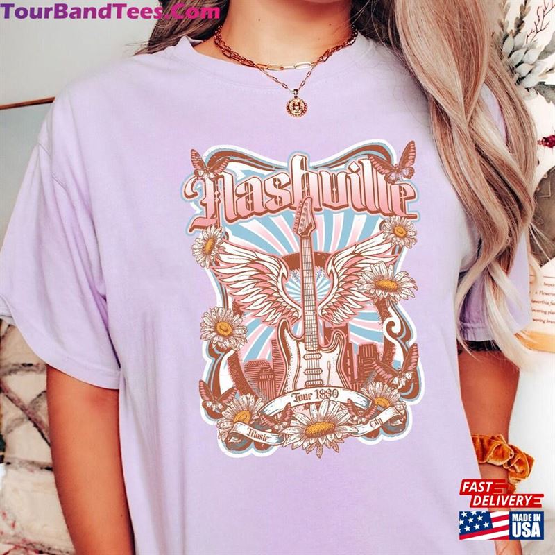 Comfort Color Nashville Shirt Girls Trip Bachelorette Shirts Guitar Hoodie Classic 29Uf119159 – Utopia Fashion