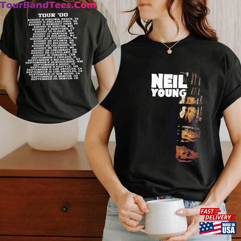 Comfort Color Neil Young T-Shirt Tour’00 Sweatshirt Unisex 29Uf124021 – Utopia Fashion