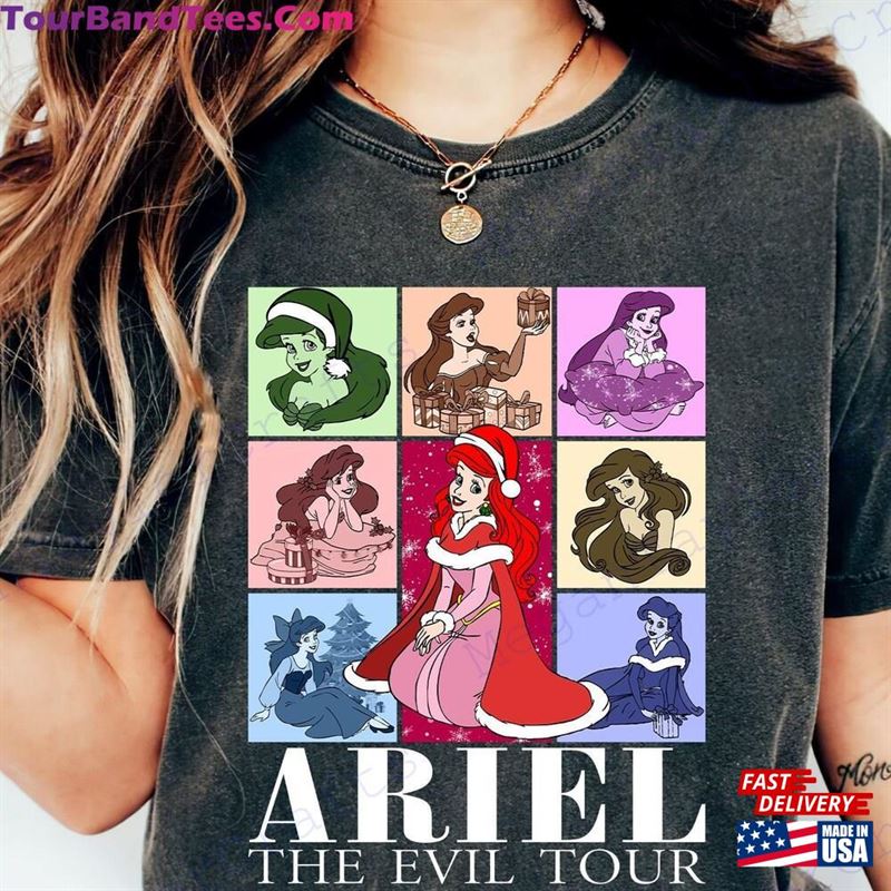 Comfort Color The Little Mermaid Ariel Evil Tour Christmas Shirt Disney T-Shirt Classic 29Uf118969 – Utopia Fashion