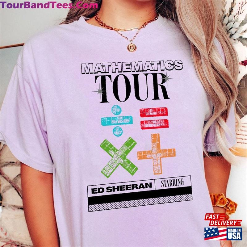 Comfort Color The Mathematics Tour Shirt Ed Sheeran Country Music T-Shirt Classic 29Uf119145 – Utopia Fashion