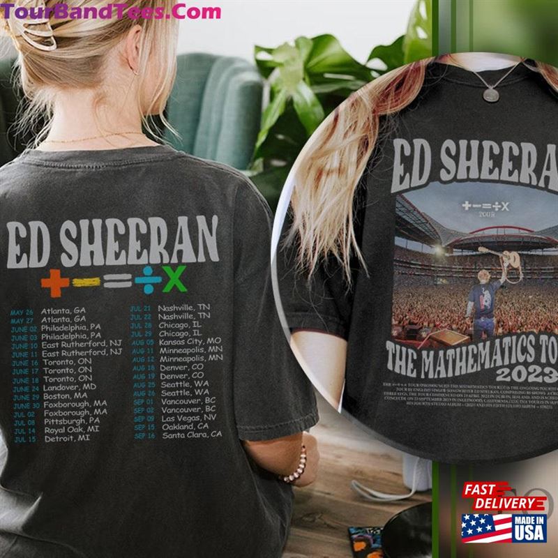 Comfort Colors Ed Sheeran Shirt Mathematics Tour Concert Shirts T-Shirt Classic 29Uf123351 – Utopia Fashion