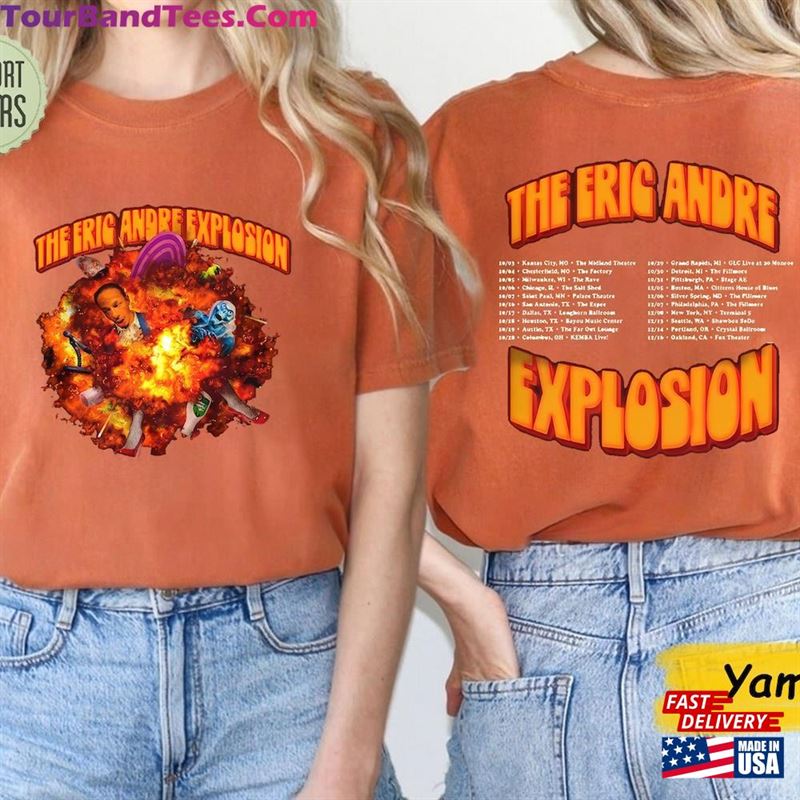 Comfort Colors Eric Andre Tour Shirt The Explosion Fan Sweatshirt T-Shirt 29Uf136393 – Utopia Fashion