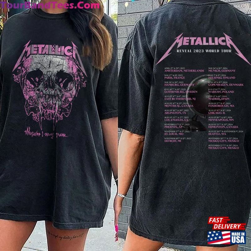 Comfort Colors Metallica World Tour Music Rock Festival Shirt Tee T-Shirt Sweatshirt 29Uf122760 – Utopia Fashion