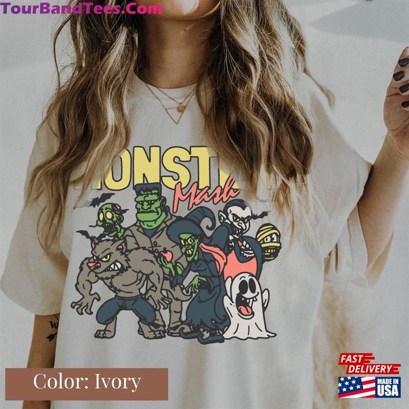 Comfort Colors Monster Mash Tshirt Halloween Shirt Hoodie Sweatshirt 29Uf118793 – Utopia Fashion