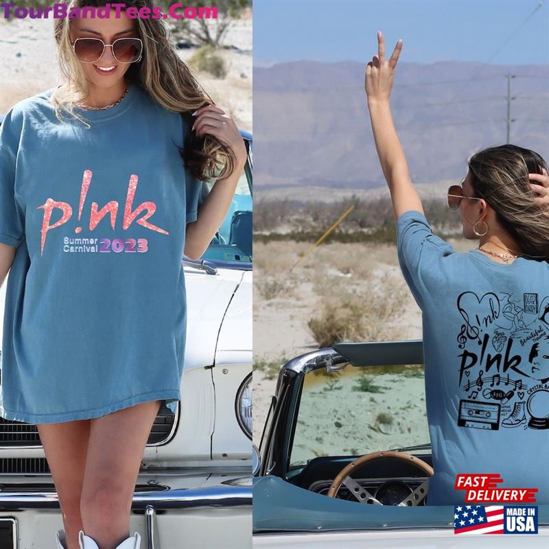 Comfort Colors P!Nk Pink Singer Summer Carnival Tour T-Shirt Trustfall Album Shirt Classic Hoodie 29Uf124006 – Utopia Fashion