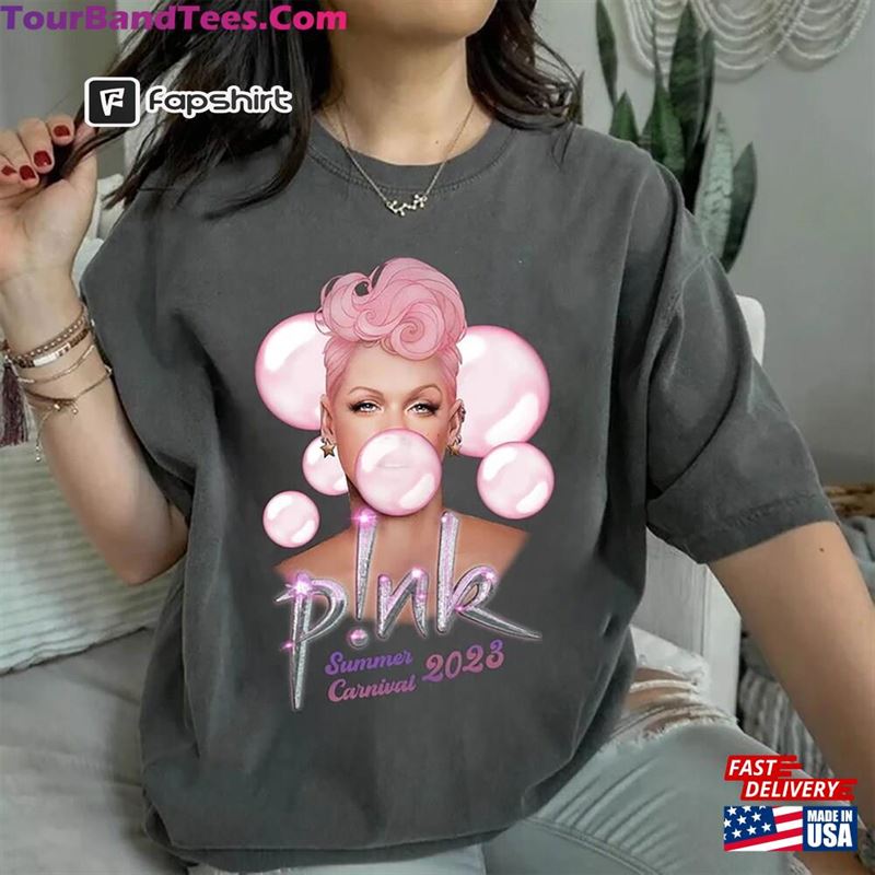 Comfort Colors P!Nk Summer Carnival Trustfall Album Tee Pink Singer Tour Classic Unisex 29Uf123945 – Utopia Fashion