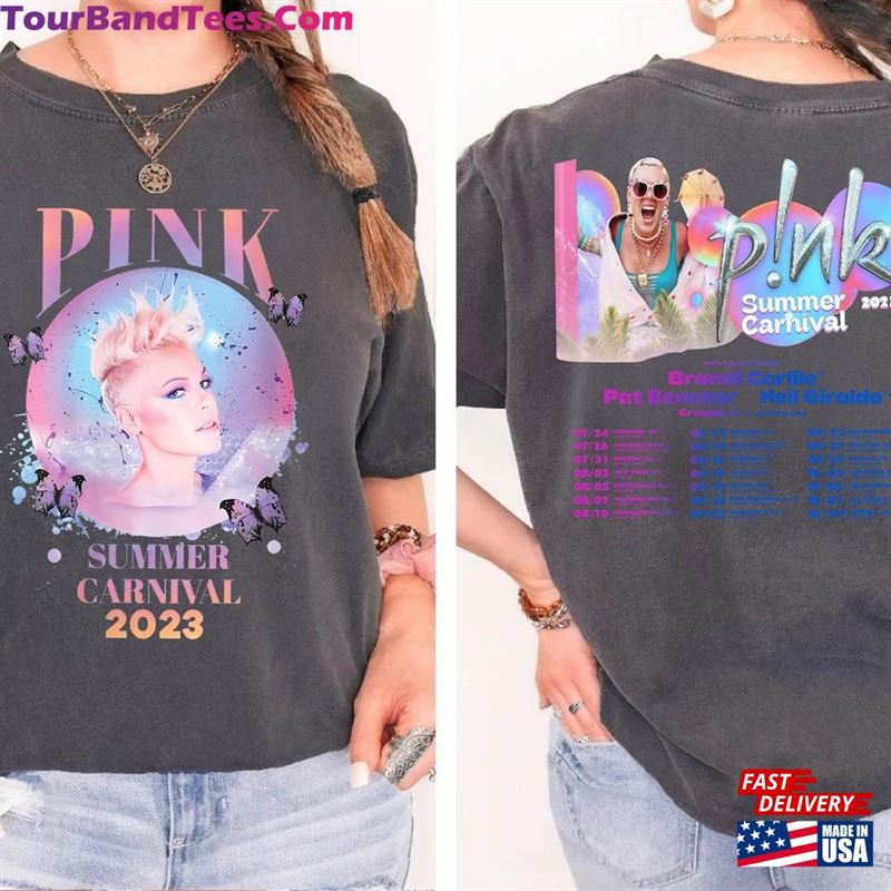 Comfort Colors P!Nk Summer Carnival Trustfall Album Tee Pink Singer Tour Unisex Sweatshirt 29Uf123681 – Utopia Fashion