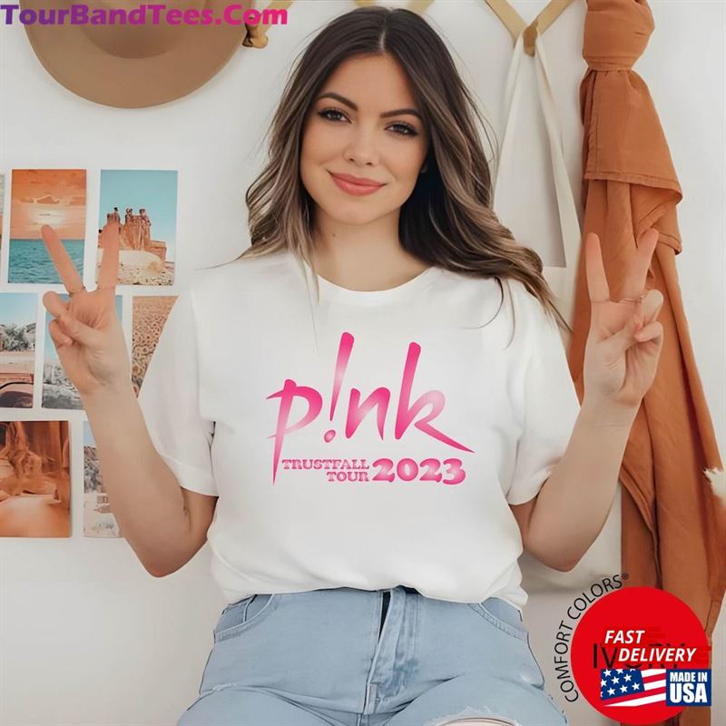 Comfort Colors Pink Trustfall Tour Album Tee Singer Music Festival Shirt Concert Apparel Classic T-Shirt 29Uf131642 – Utopia Fashion