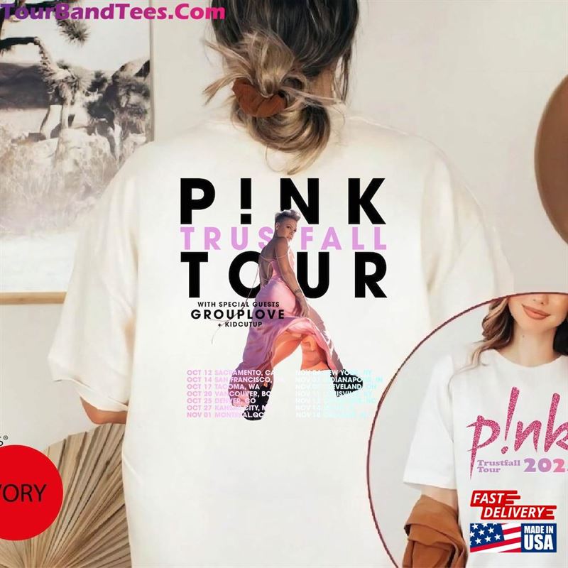 Comfort Colors Pink Trustfall Tour Album Tee Singer Music Festival Shirt Concert Apparel Hoodie T-Shirt 29Uf123879 – Utopia Fashion