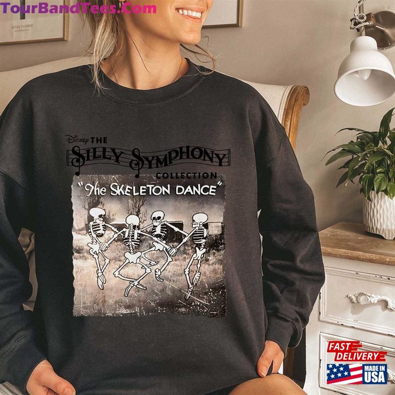 Comfort Colors Retro Silly Symphony Sweatshirts The Skeleton Dance Sweatshirt Disney Halloween T-Shirt 29Uf123057 – Utopia Fashion