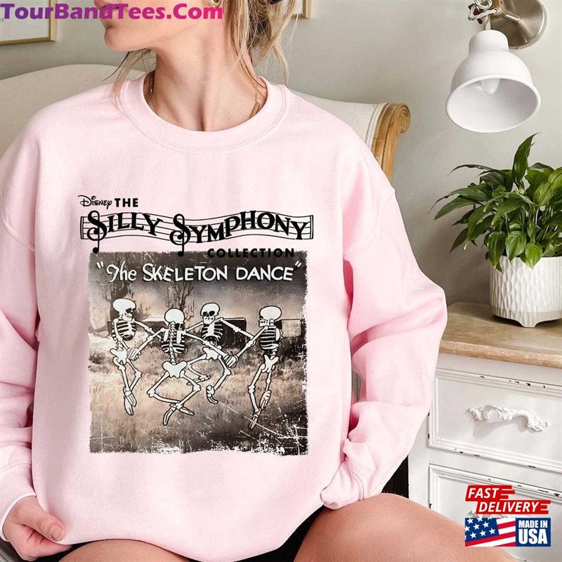 Comfort Colors Retro Silly Symphony Sweatshirts The Skeleton Dance Sweatshirt Disney Halloween T-Shirt 29Uf123057 – Utopia Fashion