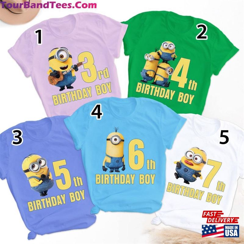 Custom Birthday Boy Shirt Character For Kid T-Shirt Classic 29Uf122242 – Utopia Fashion