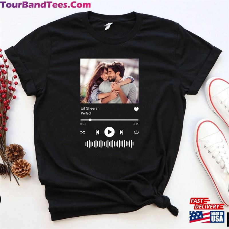 Custom Favorite Song With Music Player And Photo Shirt Special Day Gift Valentines T-Shirt Sweatshirt 29Uf119290 – Utopia Fashion