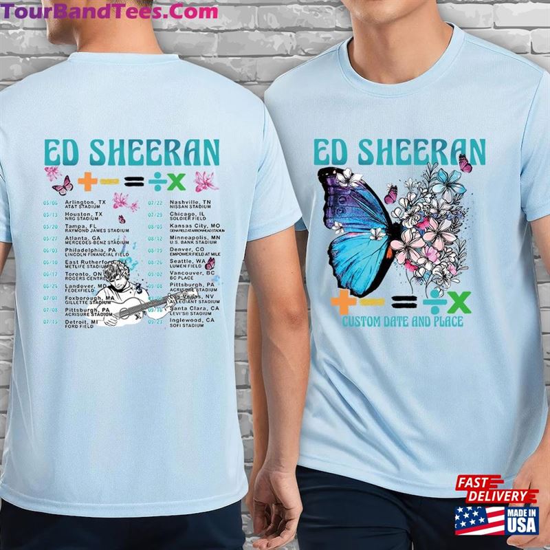 Custom Mathematics Tour Shirt Butterfly T-Shirt Equals Shirts Unisex Sweatshirt 29Uf131466 – Utopia Fashion