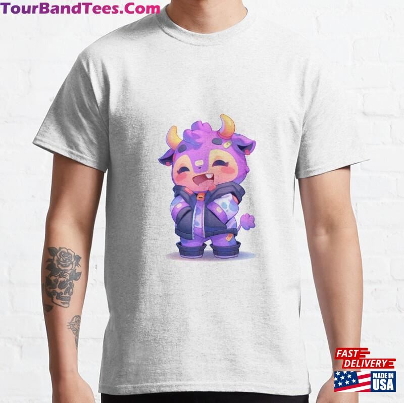 Cute Kawaii Animal Cartoon Cow T-Shirt Classic Sweatshirt 29Uf118952 – Utopia Fashion