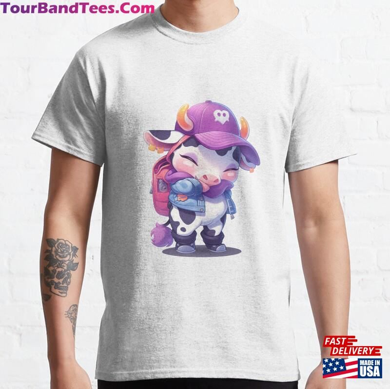 Cute Kawaii Animal Cartoon Cow T-Shirt Hoodie Unisex 29Uf119017 – Utopia Fashion