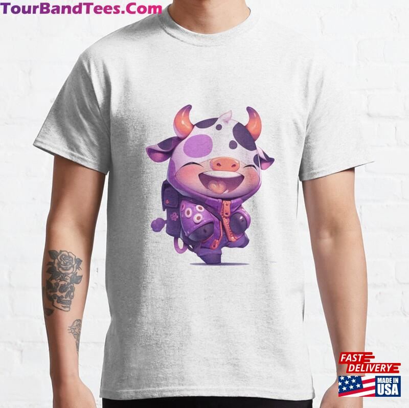 Cute Kawaii Animal Cartoon Cow T-Shirt Sweatshirt Hoodie 29Uf118978 – Utopia Fashion