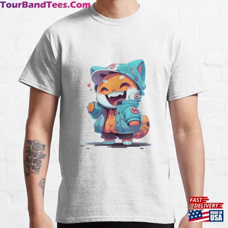 Cute Kawaii Animal Cartoon T-Shirt Classic 29Uf118825 – Utopia Fashion