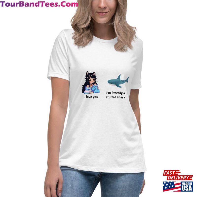 Cute Quot I’M Literally A Stuffed Shark T-Shirt Classic 29Uf122771 – Utopia Fashion