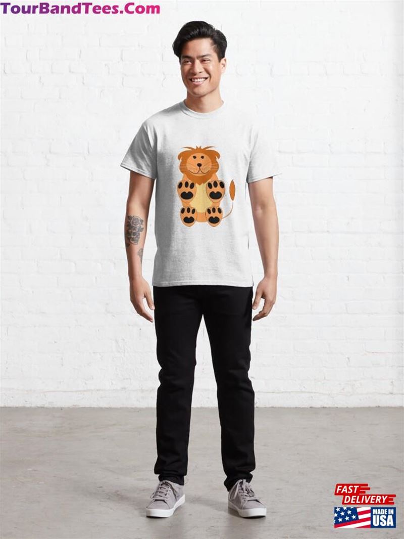 Cute Sitting Lion Classic T-Shirt 29Uf122577 – Utopia Fashion