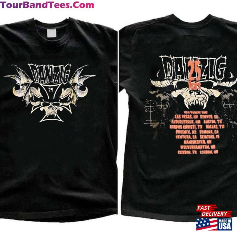 Danzig Tour Shirt Band Fan Concert T-Shirt Sweatshirt 29Uf123335 – Utopia Fashion