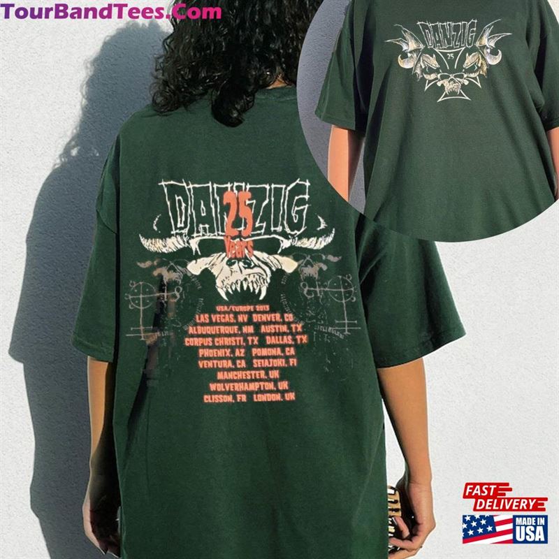 Danzig Tour Shirt Band Fan Concert T-Shirt Sweatshirt 29Uf123335 – Utopia Fashion