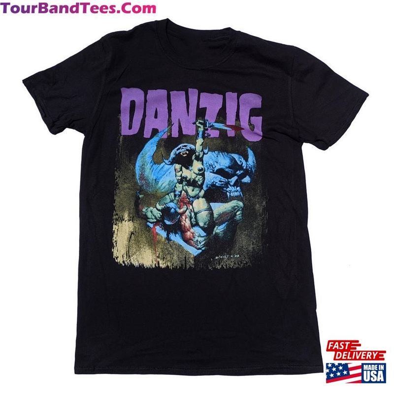 Danzig Band T-Shirt Tour Shirt Heavy Metal Music Fan Classic Sweatshirt 29Uf119325 – Utopia Fashion