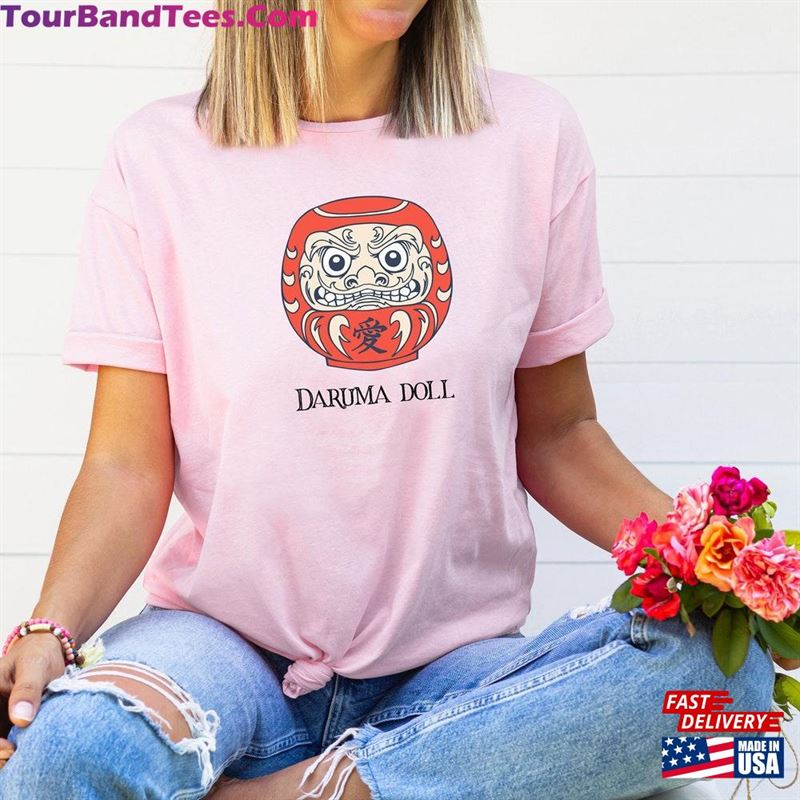 Daruma Doll Shirt Custom Text Japanese T-Shirt Good Luck Unisex Classic 29Uf119076 – Utopia Fashion