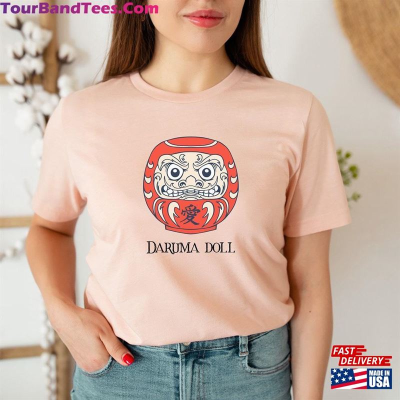 Daruma Doll Shirt Custom Text Japanese T-Shirt Good Luck Unisex Classic 29Uf119076 – Utopia Fashion