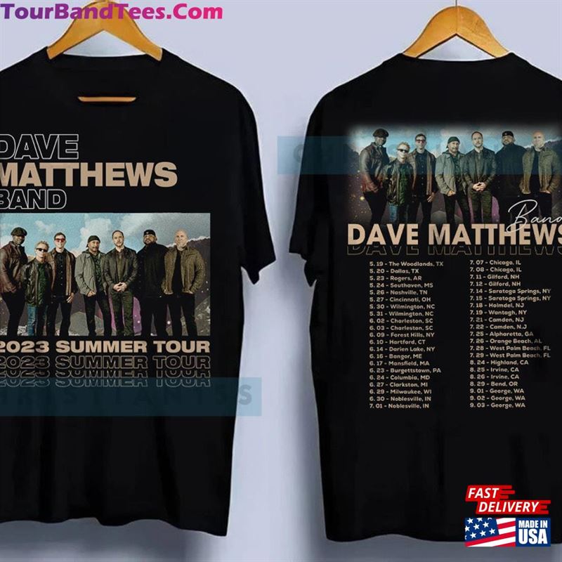 Dave Matthews Tracklist Tour Music Graphic Shirt Fans T-Shirt Hoodie 29Uf136818 – Utopia Fashion