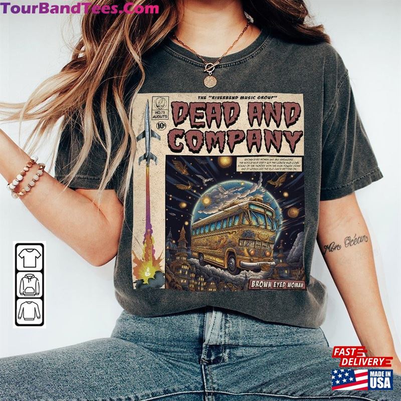 Dead And Company Comic Shirt 90S Vintage Merch Art Riverbend Music Album Concert Final Tour Ticket Graphic Tee Gift V2 Unisex T-Shirt 29Uf123033 – Utopia Fashion