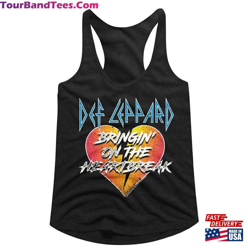 Def Leppard Women’S Tank Top Bringin On The Heartbreak Rock Band Racerback Love Hurts Artistic Cool Vest Gift For Her Sweatshirt Classic 29Uf124578 – Utopia Fashion