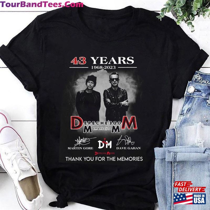 Depeche Mode Band Years T-Shirt Memento Mori Tour Shirt Fan Gifts Sweatshirt 29Uf122583 – Utopia Fashion