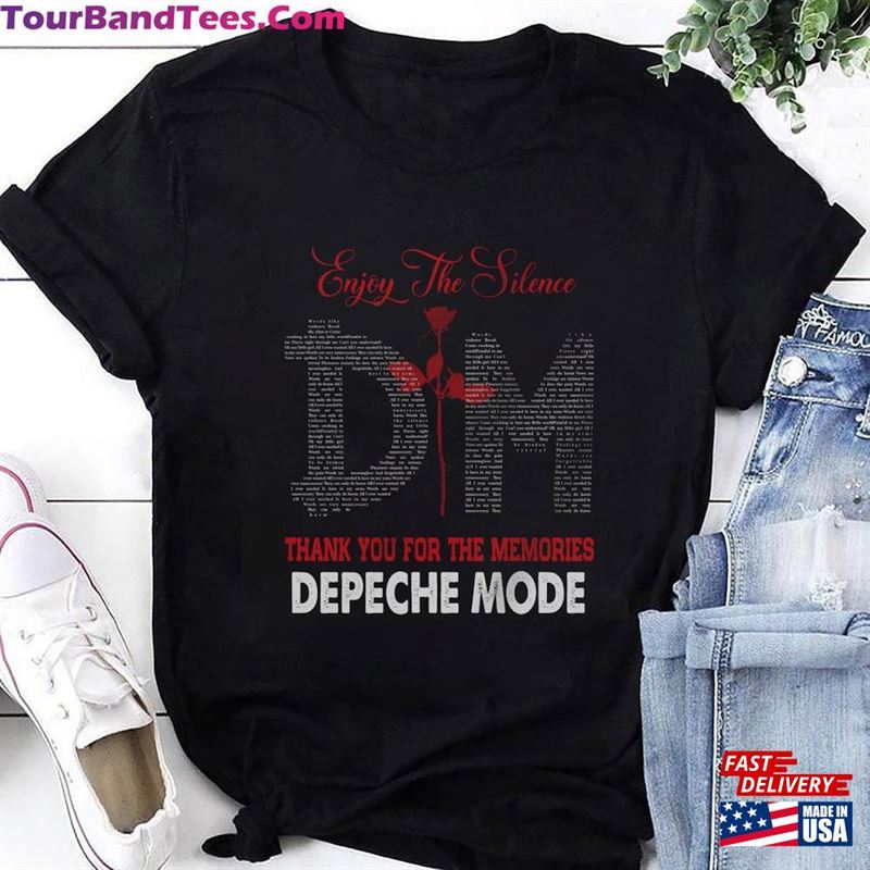 Depeche Mode Enjoy The Silence Shirt Memento Mori Tour Band T-Shirt Unisex 29Uf122573 – Utopia Fashion