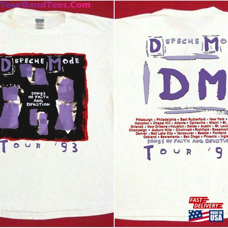 Depeche Mode Songs Of Faith And Devotion Tour T-Shirt Rock Band Shirt Dm Sweatshirt 29Uf122741 – Utopia Fashion