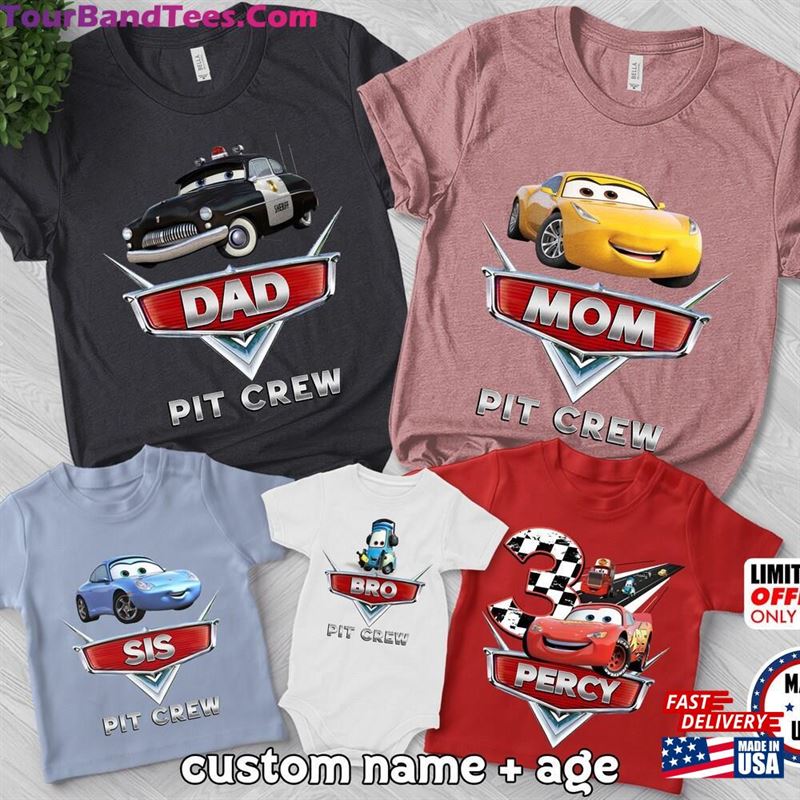 Disney Cars Birthday Shirt Matching Family Boy T-Shirt Unisex 29Uf136812 – Utopia Fashion