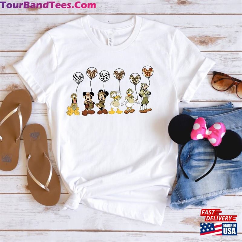 Disney Characters Safari Mode Shirt Animal Kingdom T-Shirt Minnie And Mickey Sweatshirt Unisex Hoodie 29Uf122321 – Utopia Fashion