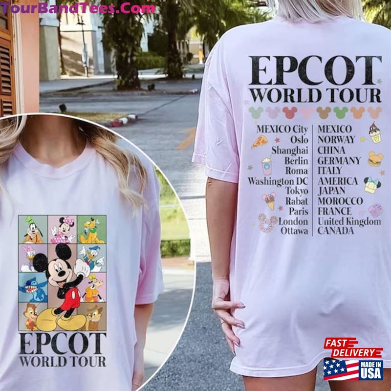 Disney Epcot World Tour Shirt Mickey And Friends Drinking Around The Unisex Hoodie 29Uf118914 – Utopia Fashion