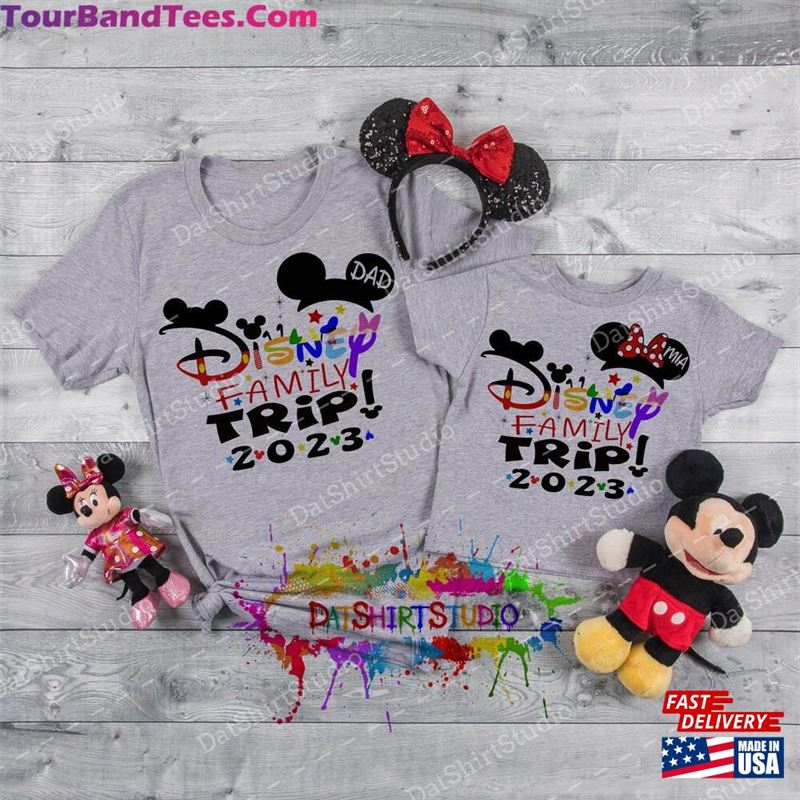 Disney Family Trip Matching Shirts With Custom Names Classic Hoodie 29Uf122399 – Utopia Fashion