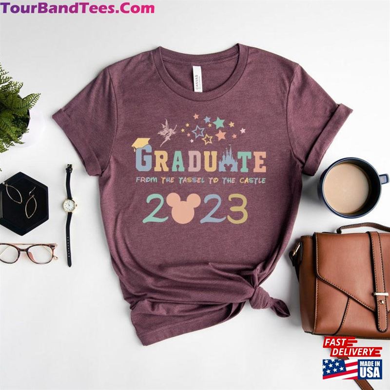 Disney From Tassel To The Castle Graduation Shirt Mickey Mouse Graduate Tee Class Of Unisex Sweatshirt 29Uf122587 – Utopia Fashion