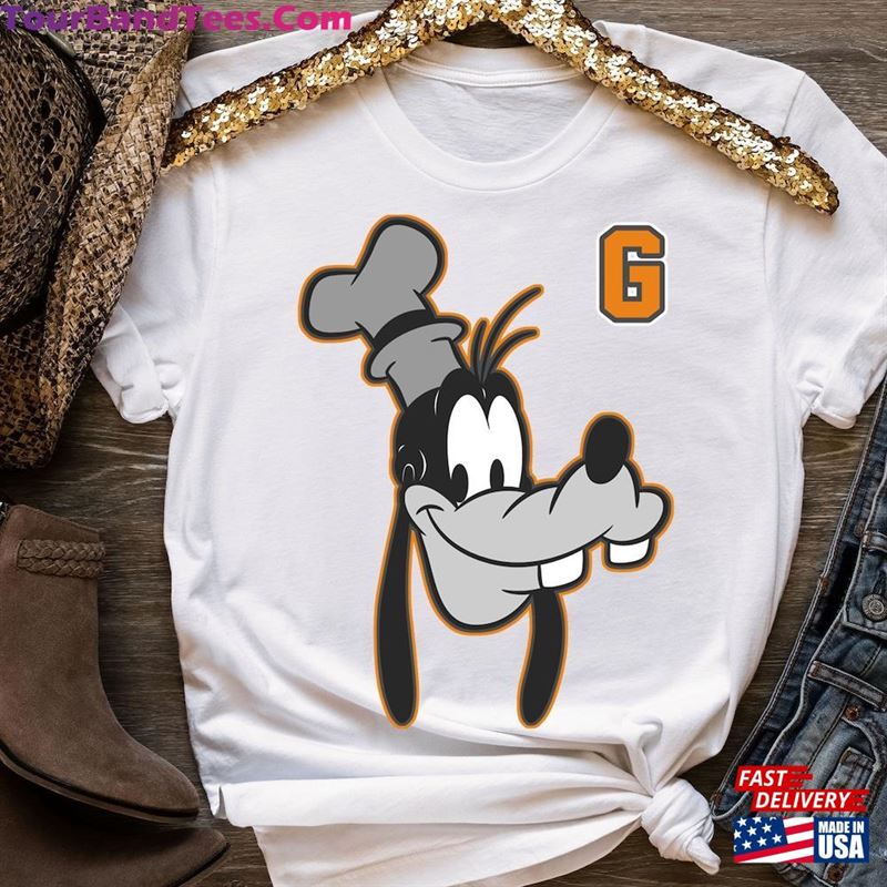 Disney Goofy Orange Outline Portrait Tee A Movie T-Shirt Cute Shirt Classic Sweatshirt 29Uf123290 – Utopia Fashion