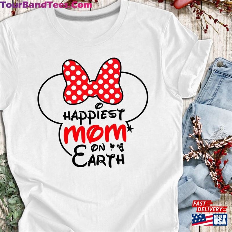 Disney Happiest Mom On The Earth Shirt Mother Sweatshirt T-Shirt 29Uf123245 – Utopia Fashion