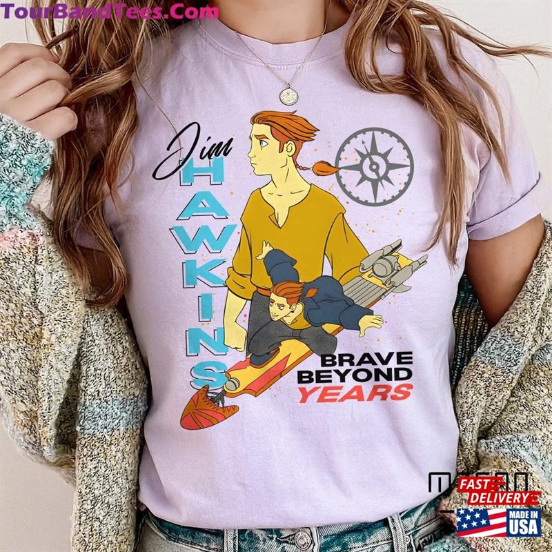 Disney Jim Hawkins Double Portrait Brave Beyond Years Shirt Treasure Planet T-Shirt Walt World Hoodie 29Uf122995 – Utopia Fashion