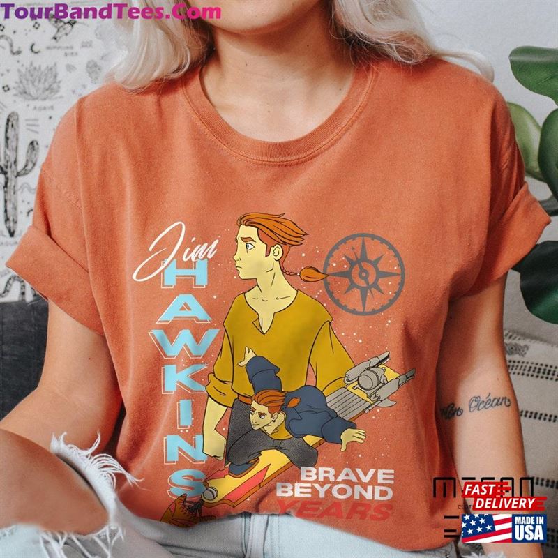 Disney Jim Hawkins Double Portrait Brave Beyond Years Shirt Treasure Planet T-Shirt Walt World Hoodie 29Uf122995 – Utopia Fashion