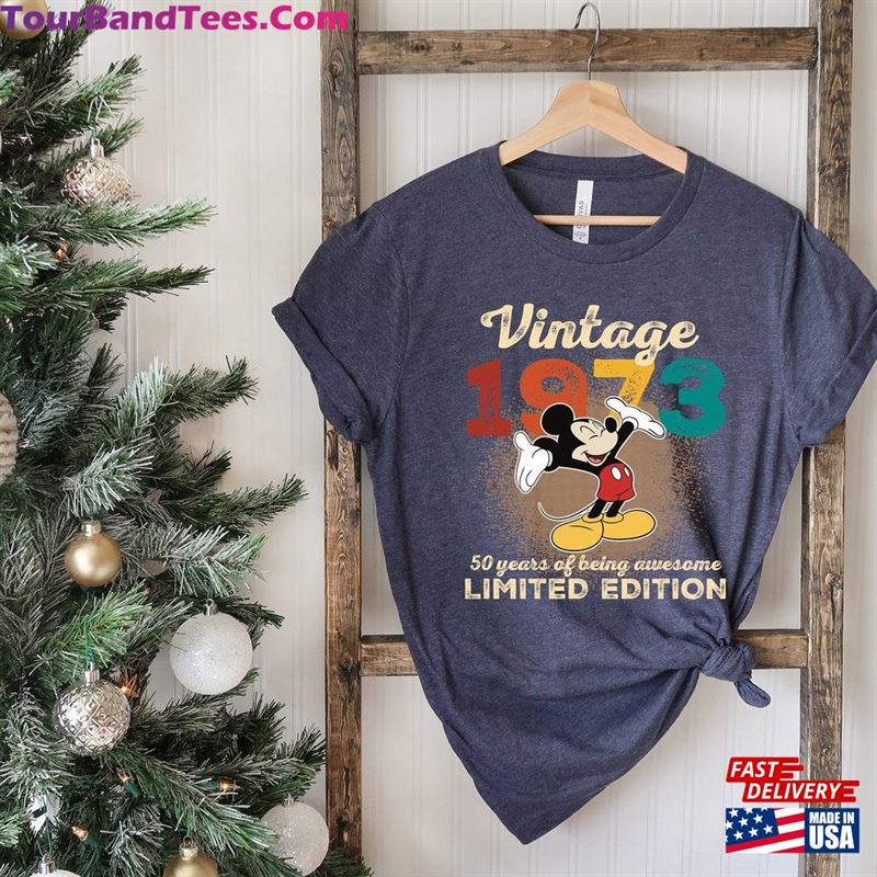 Disney Personalized Vintage Limited Edition Mickey T-Shirt 50Th Birthday Anniversary Shirt Cute Sweatshirt 29Uf119127 – Utopia Fashion