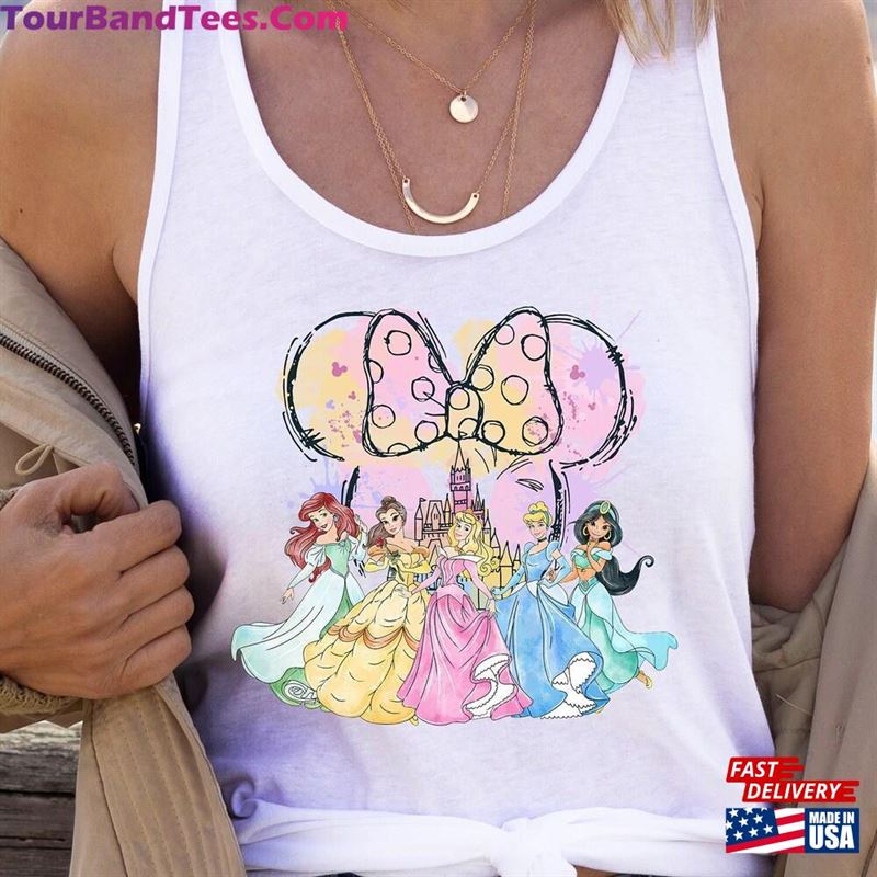 Disney Princess Castle Shirt Vacation Watercolor Tee Unisex T-Shirt 29Uf124053 – Utopia Fashion